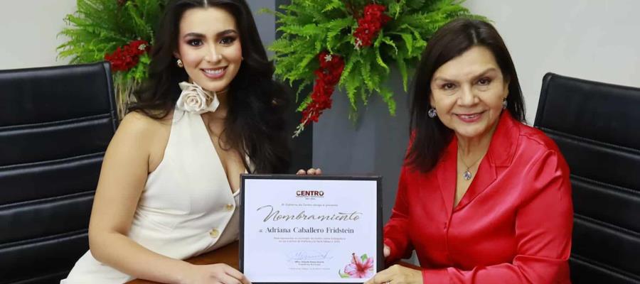 ¡Oficial! Adriana Caballero Fridstein, representará a Centro en la Feria Tabasco