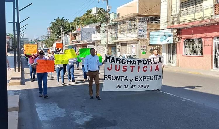 Marchan con motivo del Día Internacional de la Justicia