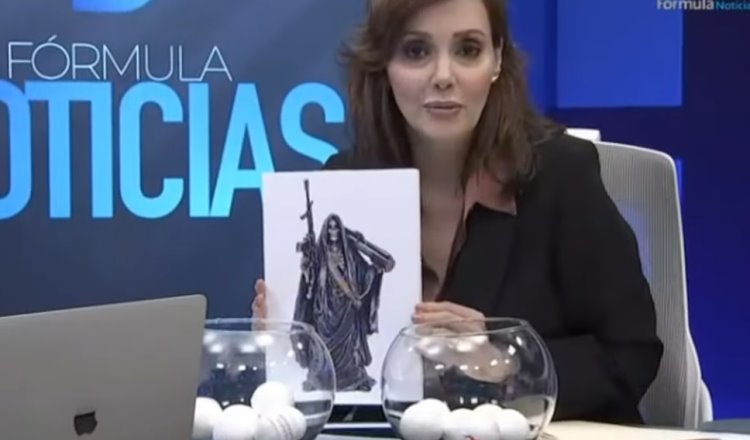 Lilly Téllez llama “narcopresidente” a AMLO y lo relaciona con la Santa Muerte