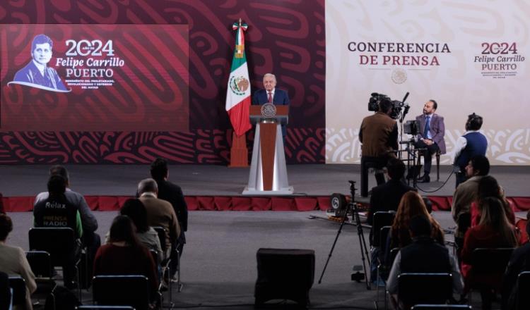 Oposición busca “enrarecer” elecciones con tema de violencia: Obrador