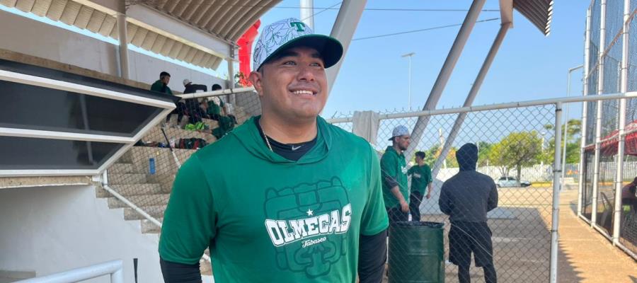 Pitcher Mario Jiménez reporta con Olmecas