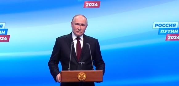 Putin se proclama ganador de contienda presidencial en Rusia