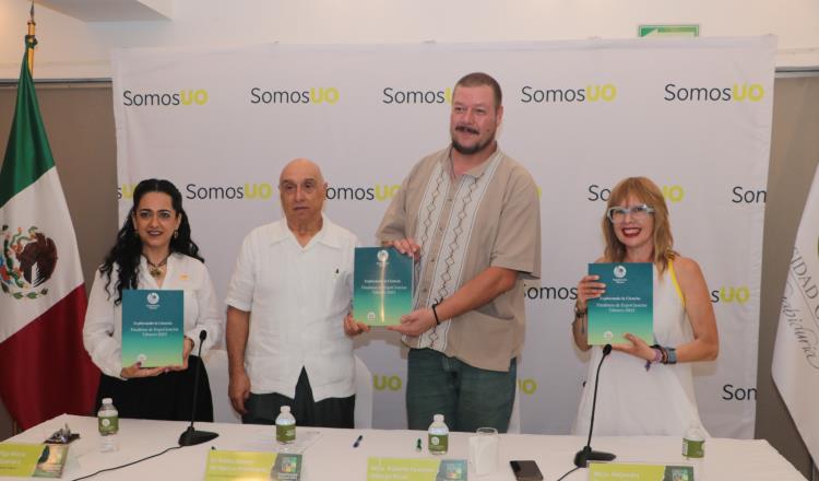 Presenta Universidad Olmeca libro con proyectos finalistas de ExpoCiencias Tabasco 2023