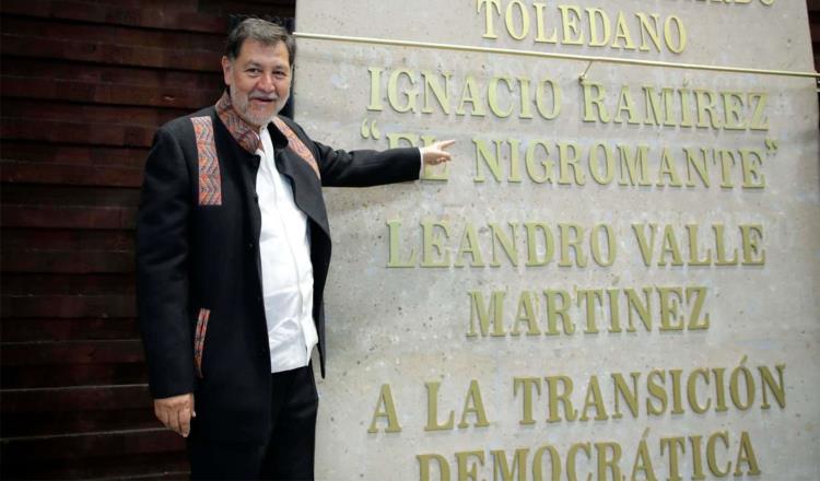 Entre lágrimas, se despide Noroña de la Cámara de Diputados