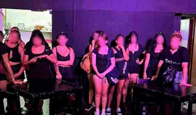 Rescatan a 29 mujeres presuntas víctimas de explotación sexual en Q. Roo