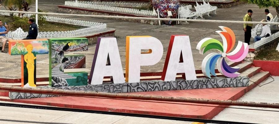 Presume alcaldesa de Teapa las nuevas letras distintivas del municipio, ya como pueblo Mágico