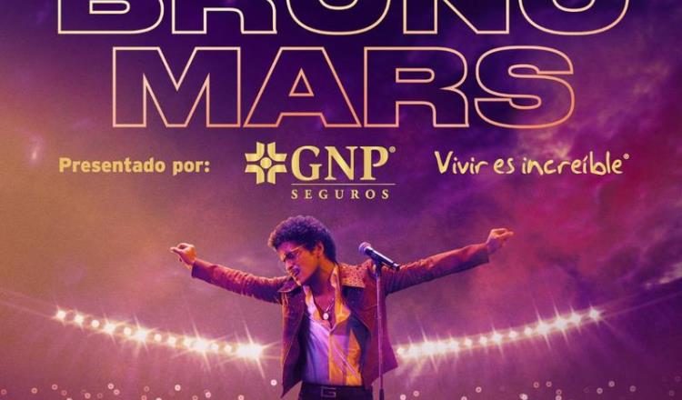 Bruno Mars inaugurará el Estadio GNP Seguros