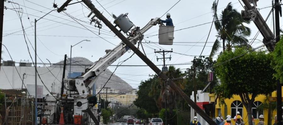 Afirma CFE estar preparada ante posibles daños por ciclón tropical