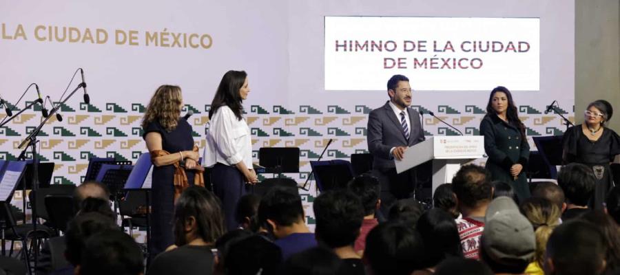 Presentan el himno de la CDMX; es el único creado por una mujer en el mundo Presentan el himno de la CDMX; es el único creado por una mujer en el mundo