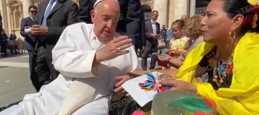 Cocineras tradicionales de Tabasco viven encuentro con el Papa Francisco en Roma