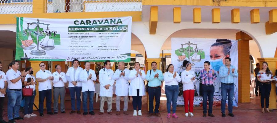 Inauguran en Cunduacán la caravana de Salud Inauguran en Cunduacán la caravana de Salud