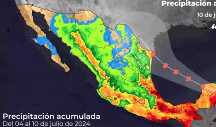 Huracán Beryl se degradará a tormenta tropical este viernes por la noche: SMN