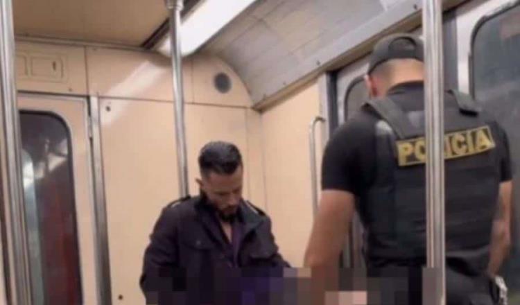 ¡Escándalo! Luna Bella utiliza el Metro de CDMX para grabar video sexual