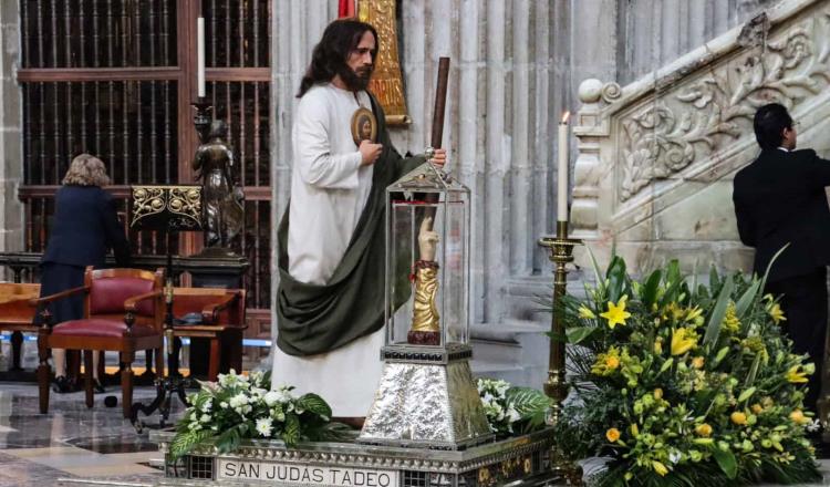 Llega reliquia de San Judas Tadeo a la Catedral Metropolitana