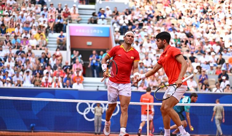 Dupla de Carlos Alcaraz y Rafa Nadal avanzan a 4tos de final en Tenis en París 2024