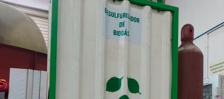 Investigadores de la UJAT diseñan y patentan innovador filtro que mejora la calidad del Biogás