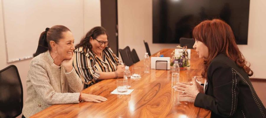 “Hablamos de lo que significa ser mujer presidenta”: Sheinbaum tras reunirse con Cristina Kirchner “Hablamos de lo que significa ser mujer presidenta”: Sheinbaum tras reunirse con Cristina Kirchner