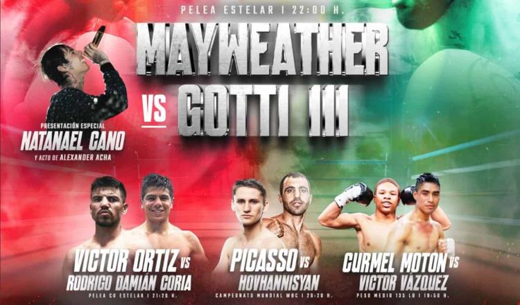 Mayweather llega a México para su combate vs John Gotti y es recibido con mariachi