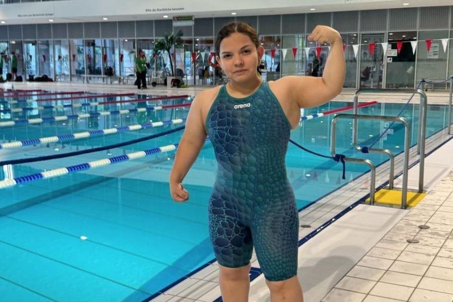 Tabasqueña Naomi Somellera tiene buen debut y avanza a finales de relevo mixto en Paralímpicos