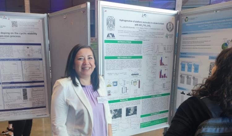 Alumna de Doctorado en Química de la UJAT expone en Finlandia proyecto sobre biocombustible verde