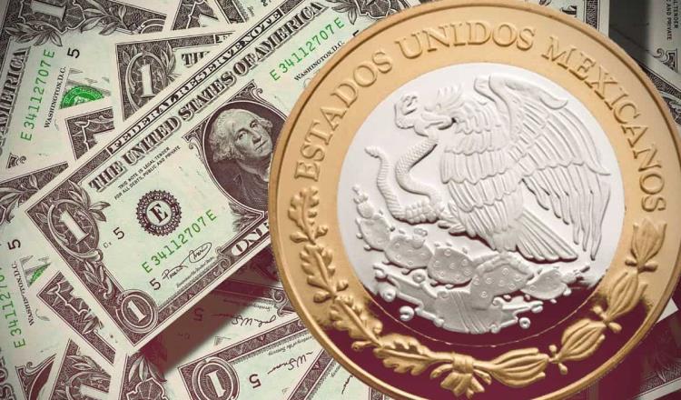 Dólar cierra en 20.1695 pesos según Banxico