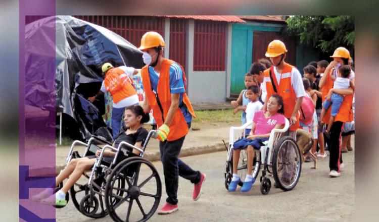 Tache en accesibilidad: Simulacro Nacional no consideró a personas con discapacidad