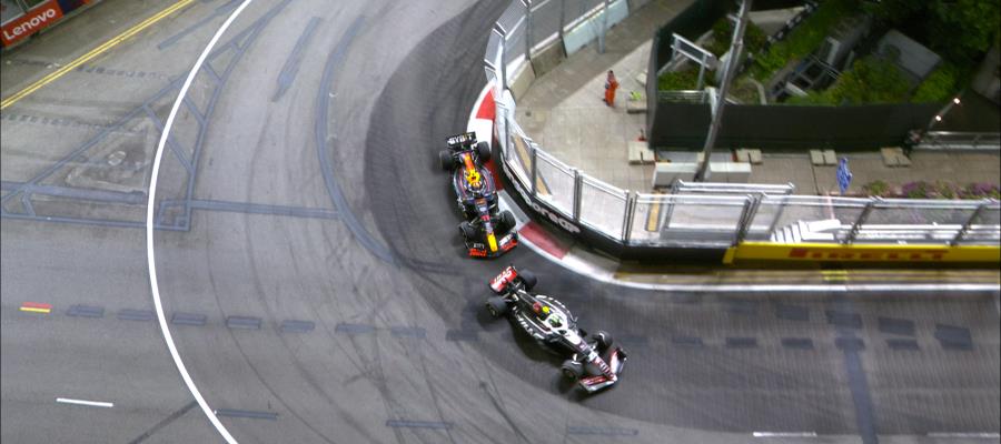 Checo termina 10mo en GP de Singapur que gana Norris con McLaren