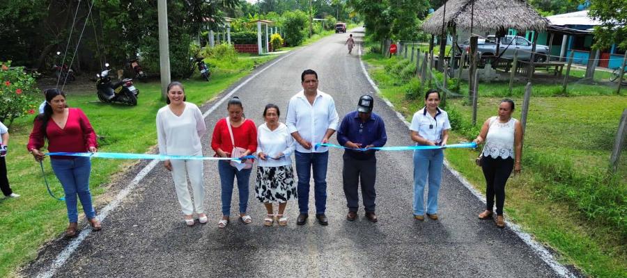 Gobiernode Cunduacán Entrega Obra en Yoloxochitl 2da San Severo