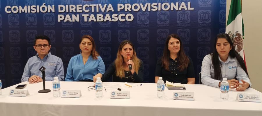 May tiene todas las herramientas a su alcance para brindar paz a los tabasqueños: PAN