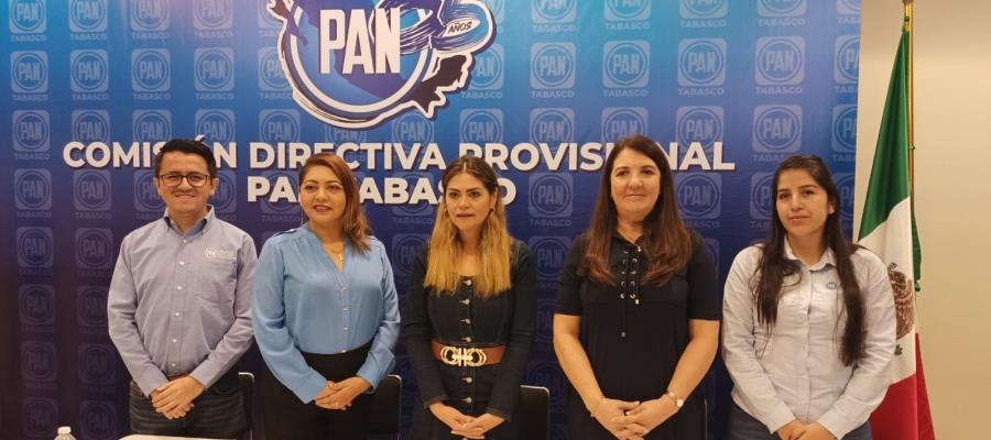 “Venimos a levantar al PAN Tabasco”: Kathia Bolio, nueva dirigente provisional