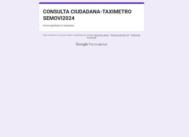 Inicia Semovi consulta para definir continuidad del “taxímetro”