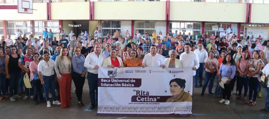 Inician asambleas informativas en secundaria para dar a conocer beca “Rita Cetina”