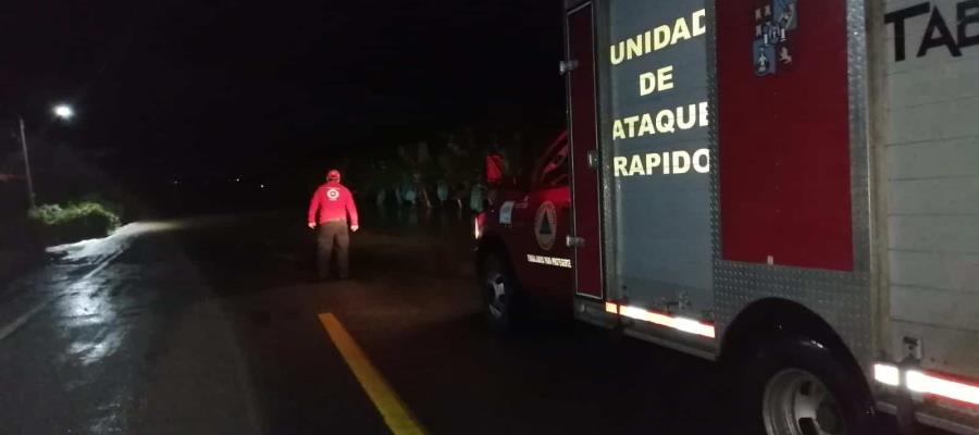 Se mantiene emergencia por vados en la Villahermosa – Teapa; no hay paso a vehículos pequeños