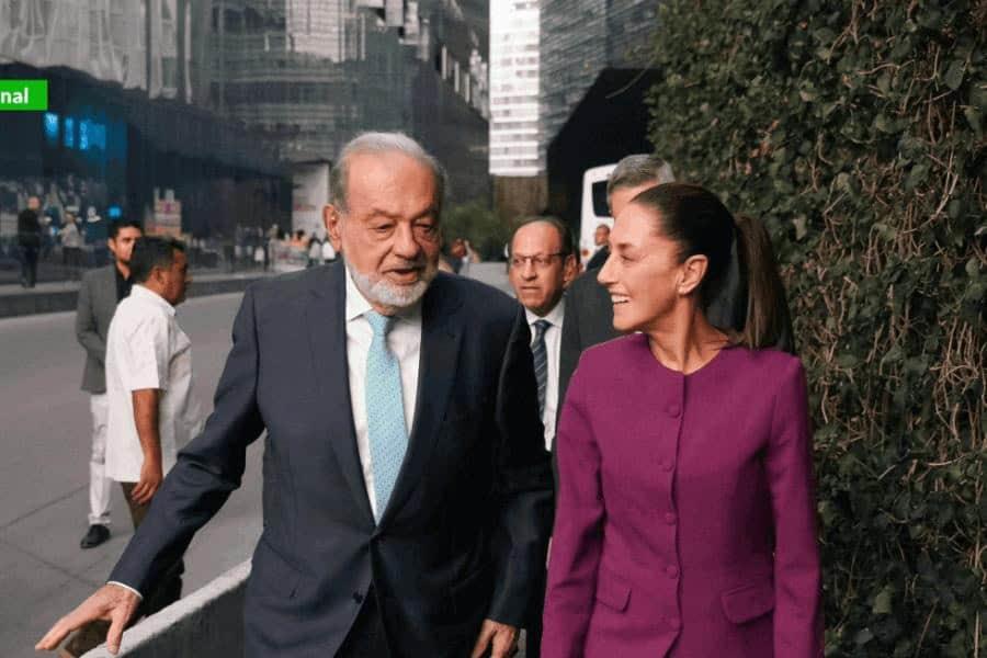 Slim ayudará al pueblo de México: Sheinbaum tras reunión con el empresario