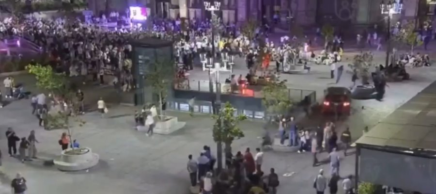 Atropellan a 16 personas frente a la Catedral Metropolitana de Guadalajara