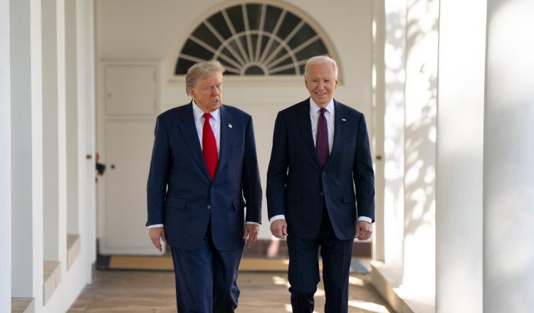 Reunión con Biden fue “muy agradable. Nos conocimos de nuevo”: Trump