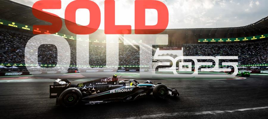 ¡Sold Out! GP de México anuncia boletos agotados para 2025