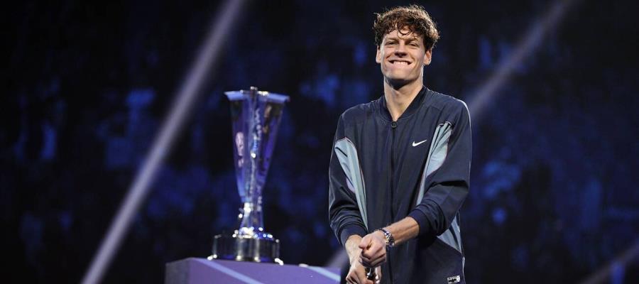 Italiano Jannik Sinner vence con autoridad a Taylor Fritz en la ATP Finals