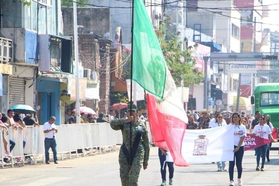 Participarán 66 contingentes en desfile cívico-militar en Tabasco por aniversario de la Revolución Mexicana