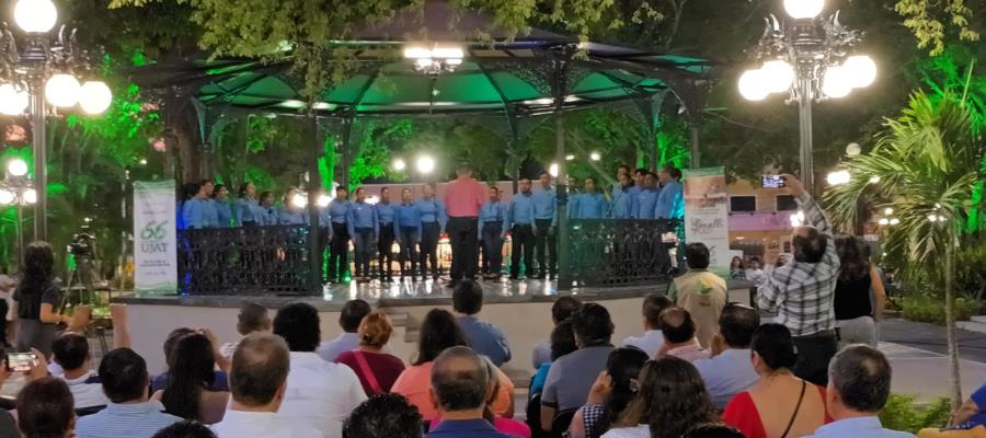 Inicia UJAT festividades de su 66 aniversario con presentación del ensamble vocal Tonalli