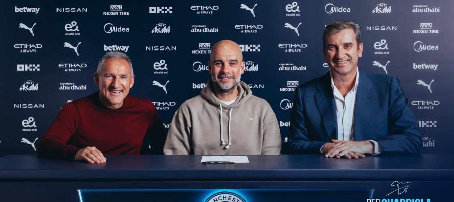¡Oficial! Pep Guardiola extiende contrato con el Manchester City hasta el 2027 ¡Oficial! Pep Guardiola extiende contrato con el Manchester City hasta el 2027