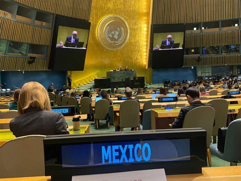 ONU adopta propuesta de México para negociar convención sobre crímenes de lesa humanidad