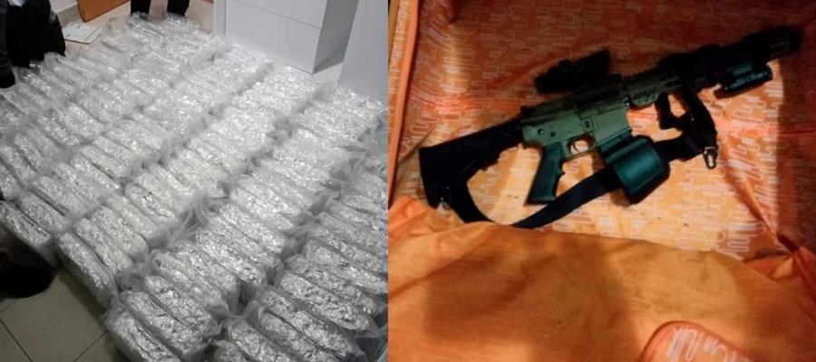 Detienen a 7 con armas, drogas y explosivos en CDMX