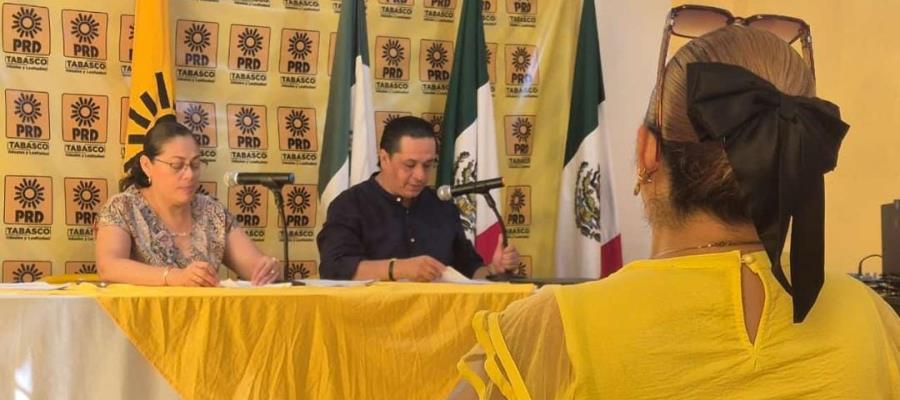 Consejo del PRD Tabasco aprueba reglamentos como partido local