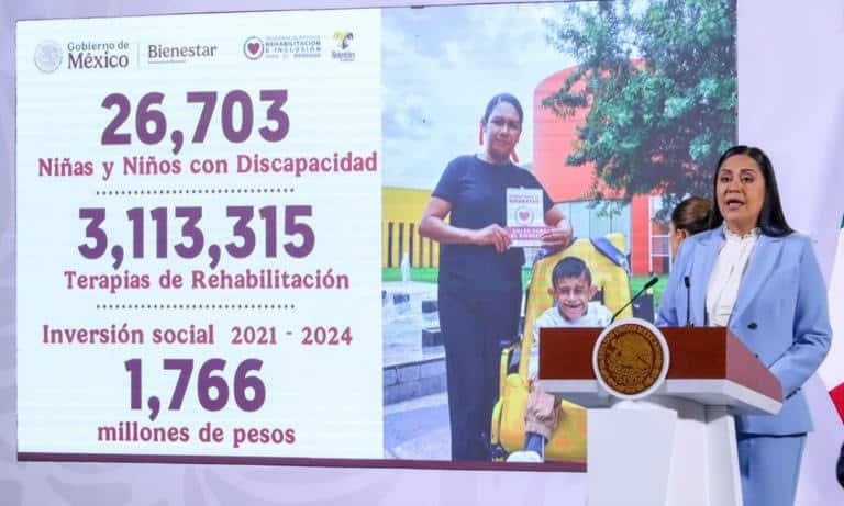 Más de un millón de personas con discapacidad ya reciben su pensión: Bienestar