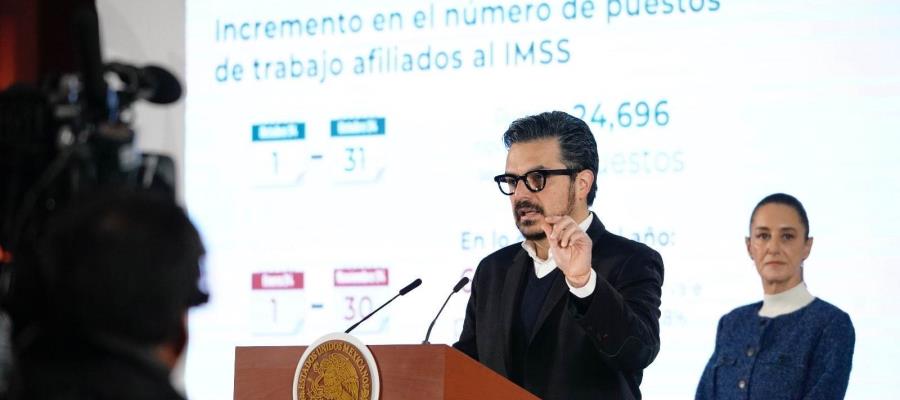 Presume IMSS cifra récord de empleos durante noviembre