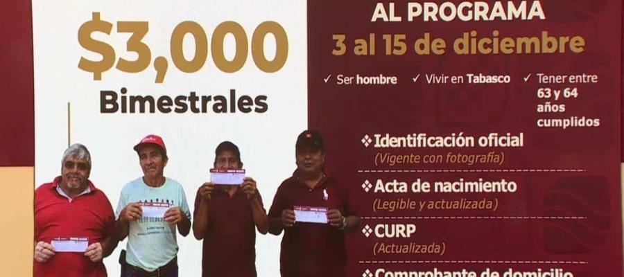 Finaliza el 15 de diciembre incorporación de hombres de 63 y 64 años a pensión estatal