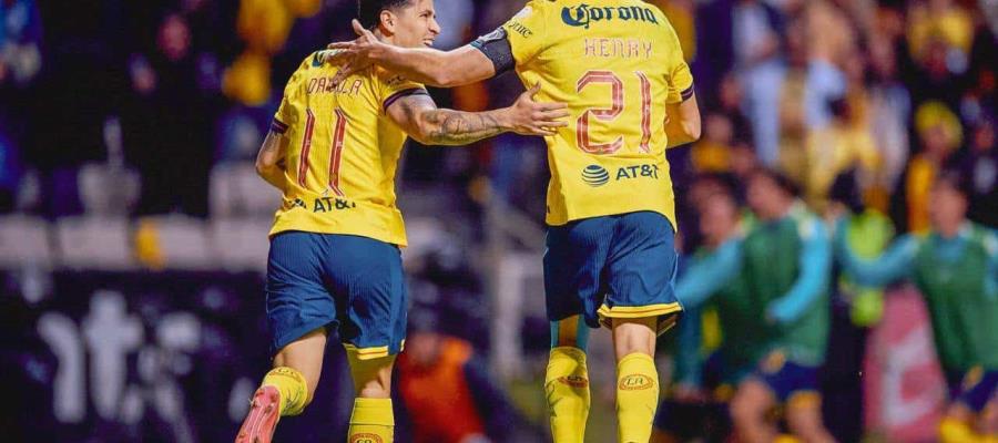 América vence 2-1 a Rayados en la final de ida de la Liga Mx