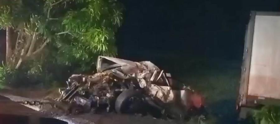 Se registra accidente esta madrugada en la carretera Villahermosa -Frontera