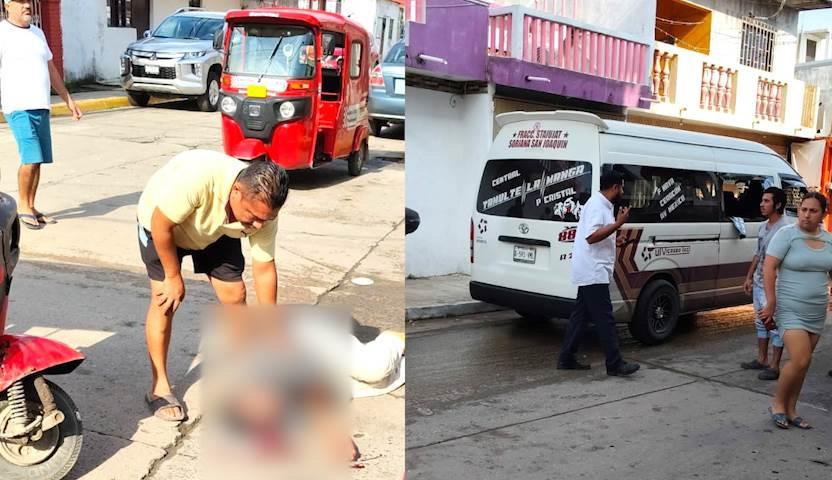 Un herido deja choque entre unidades del transporte público en La Manga 2